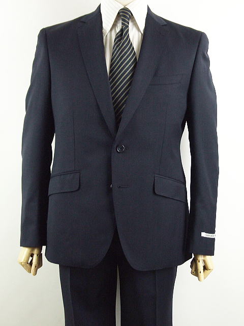 インポート生地 Italy 送料無料 メンズファッション イタリア生地 国内オーダー工場縫製 スーツ セットアップ Lanificio Puro Tessuto Puro 秋冬春 紺 ストライプ スタイリッシュタイプ Ya体 A体 Ab体 日本製 2ボタンシングルスーツ 送料無料