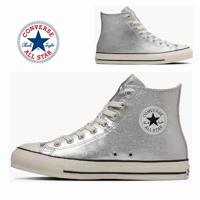 CONVERSE LEATHER ALL STAR HI R 25cmシルバー 楽天市場】CONVERSE LEATHER ALL STAR (R) HI (レザー