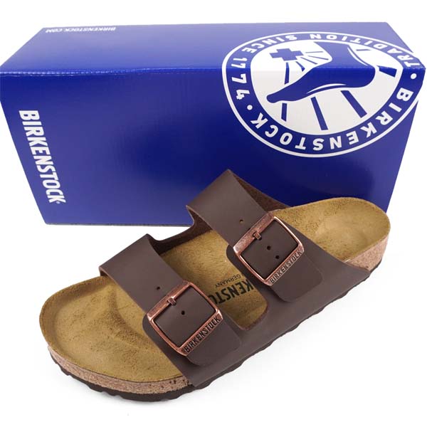 メンズ レディースビルケンシュトック BIRKENSTOCK Classic Arizona アリゾナ サンダル レギュラー幅 二本三尺帯 051701 暗然たる赤銅色