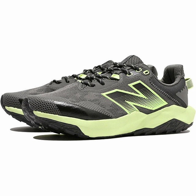 メンズ ワイズスニーカー 幅ひろい トレイルランニングシューズ 置き目とり捨てる ニュー平衡にする new balance DynaSoft Nitrel v6 (ダイナソフト ナイトレル) MNTR2MD4E 薄墨色/菩提樹(2MD)