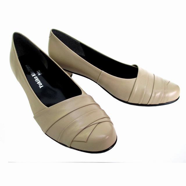 魅力的な 日本製 ユキコ キミジマ ビス Yukiko Kimijima Vis 3692 レディースパンプス ローヒール 通勤履き 本革 仕事履き ベージュ 交換無料 Metacorpuspilates Com Br