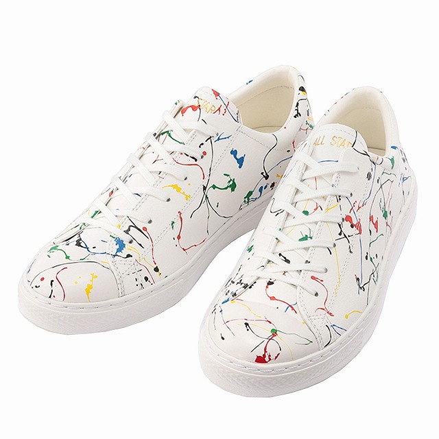 かわいい コンバース 送料無料 限定モデル スニーカー メンズ Ox Dripping Coupe Star All ホワイト Ox クップ ドリッピング オールスター Converse Cvw Og46 Spmau Ac In