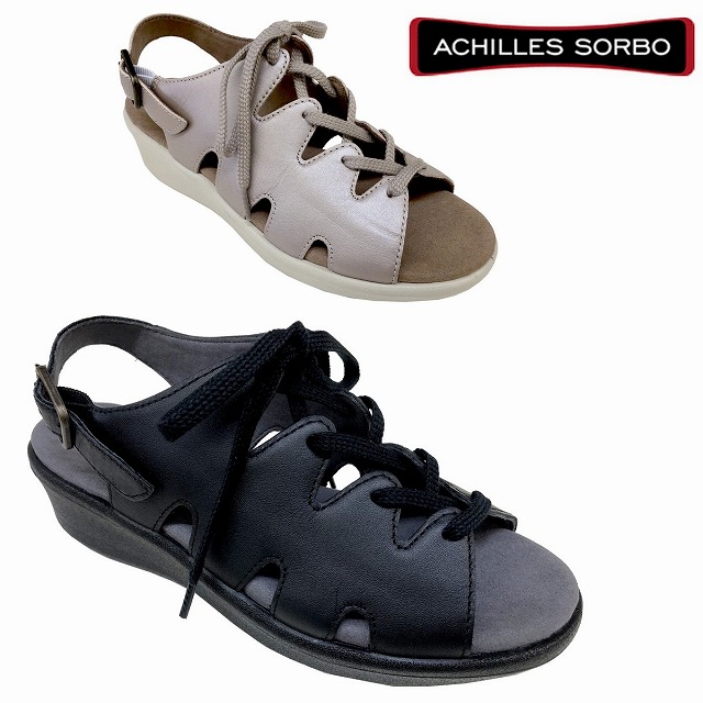 レディースサンダル 送料無料 アキレス ソルボ Achilles SORBO 552 ASC 5520 ブラック ローズメタ トラベルシューズ コンフォートシューズ フラットヒール カジュアルシューズ 通勤靴 仕事靴