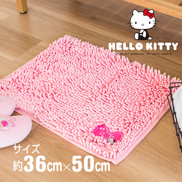 爆売り！ HELLO KITTY ハローキティ 珪藻土 バスマット 2個セット