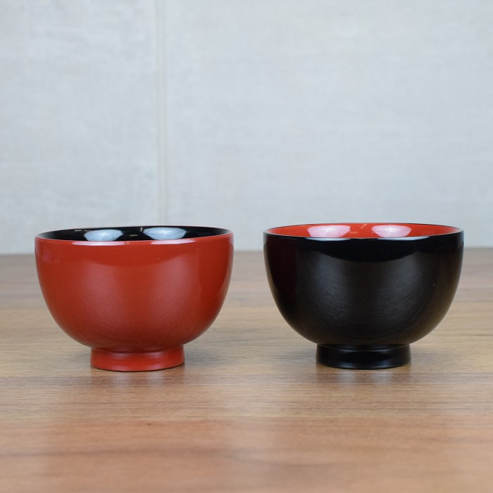 楽天市場】お椀 都汁椀 朱内黒/溜内朱 : 漆器のお店 山崎又一商店