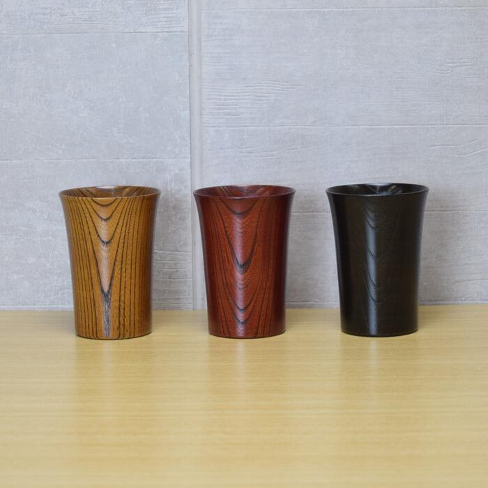 欅　かっぷ　大 木製　木目　おしゃれ　漆器　国産 プレゼント　ギフト　山中漆器 誕生日ギフト　出産祝い 結婚祝い