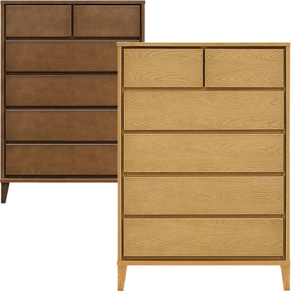 楽天市場】脚付き チェスト 完成品 幅80cm 5段 ハイチェスト