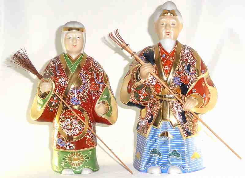 楽天市場】【送料無料】伊万里焼 人形 古伊万里美人像（化粧箱