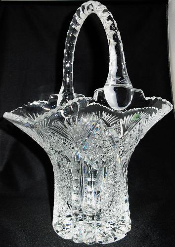 Matera Hoya Crystal Basket Form Present Gift 贈 Re Thing