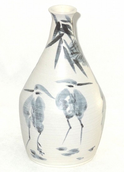 九谷焼　花器　松平雪生 楽天市場】九谷焼 松平雪生作 赤絵稲穂絵図 花瓶 陶器 花器 花入