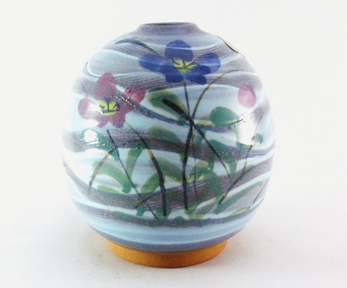 楽天市場】一輪挿し 豆つぼ アラベスク 清水焼 作家物 圭司 花器 花瓶