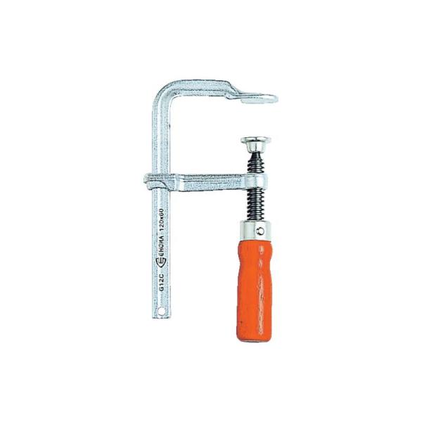 トラスコ中山 TRUSCO エホマクランプ 木ハンドル 最大口開400mm深さ120mm G-40C12|島屋 DIY・プロ建材の専門店