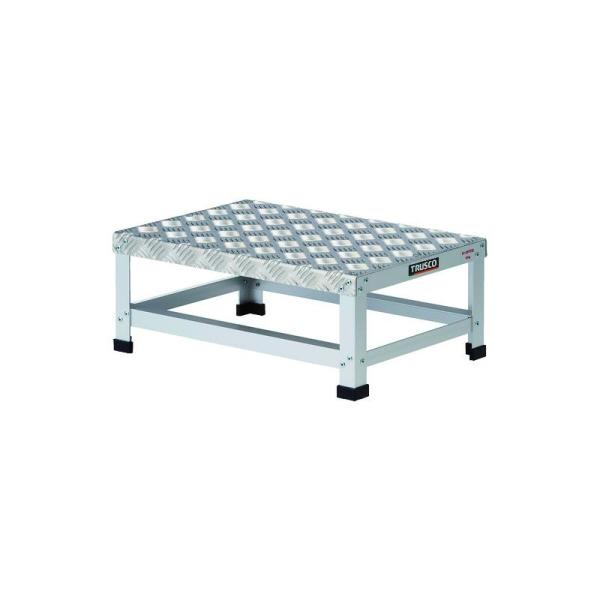 トラスコ中山 TRUSCO ローハイシステムステップ アルミ製足踏台 500X350XH200 LH-200A｜島屋　DIY・プロ建材の専門店