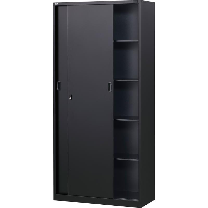 【26日1:59迄 エントリーでP10倍】 【法人限定】 生興 / セイコー ALZK-S36(5段引き違い書庫) サイズ(W880*D380*H1860) ブラック 92432 付属品:棚板×4 "|島屋 DIY・プロ建材の専門店