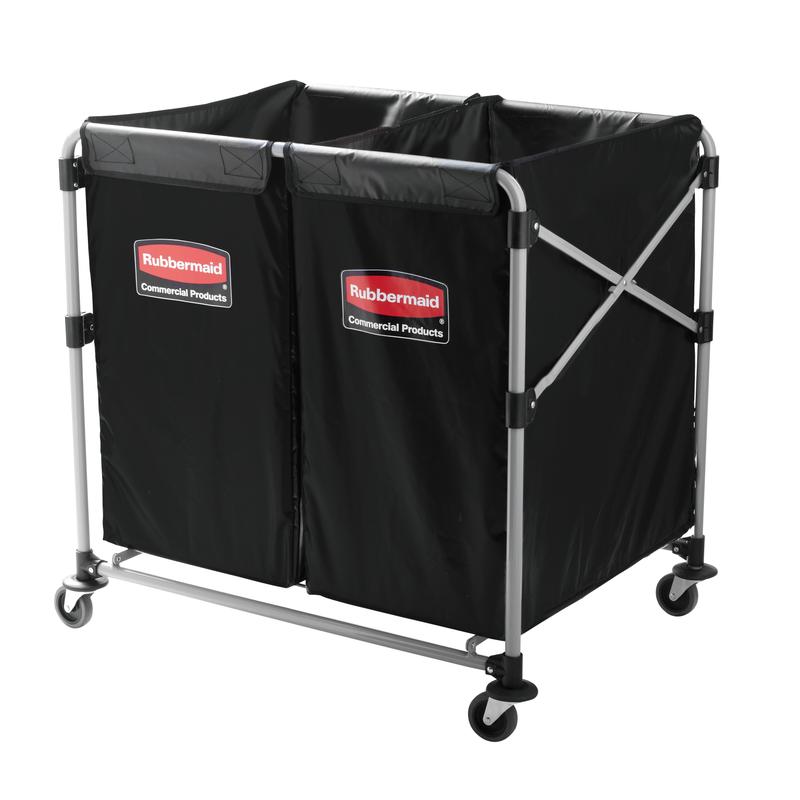 ラバーメイド Rubbermaid Xカートタﾞフﾞルタイフﾟ 150L X 2 フﾞラック RM1881781BK