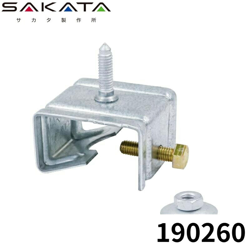 サカタ製作所 T-55 剣先ボルト付 5/16 SUSハイセット付 100入 ハゼ式棟金具 190260