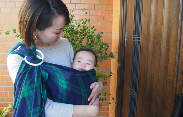 あっきースリング タータン 着用動画 横抱き 新生児 横抱き 首すわり前 新生児 抱っこ紐 抱っこひも ベビースリング 日本製 着用動画 まるまる抱っこ ベビー スリングベルト リング 出産祝い ニコベビー 赤ちゃんぐっすり 出産準備 トコちゃんベルト専門店mamachoice