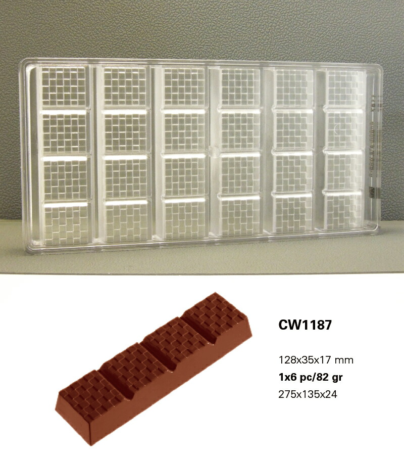楽天市場】【30%OFF】【チョコレートワールド】CW1407 93x32x10MM 7P 