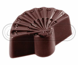 【予約対応対象商品】【25%OFF】【チョコレートワールド】 CW1414 40x25x17mm 24P 扇子 マトファー マトファ チョコレートワールド チョコレートモールド