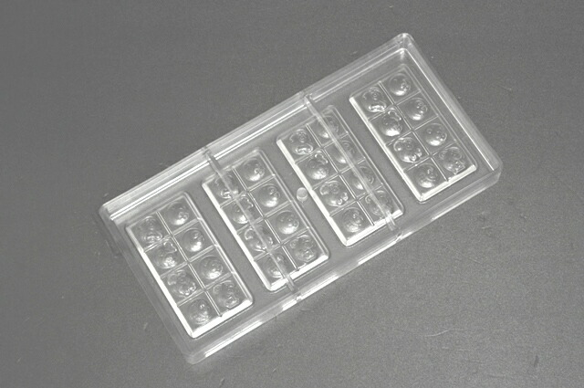 【25%OFF】【チョコレートワールド】 CW1589 96,7x48,2x8,1MM 4Pスマイリー板チョコ マトファー マトファ チョコレートワールド チョコレートモールド