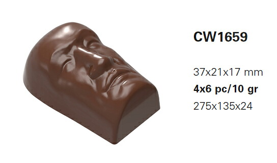 【25%OFF】【チョコレートワールド】 CW1659 31x21x17mm 24P 10g ニワトリ マトファー マトファ チョコレートワールド チョコレートモールド