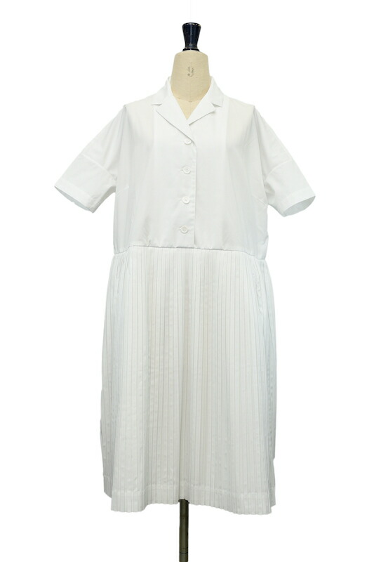 爆買い ワンピース Dress 1 Plee T レディース 16fr342 Casey ケーシーケーシー Casey Col White Pleat3 Www Ethiopianreporter Com