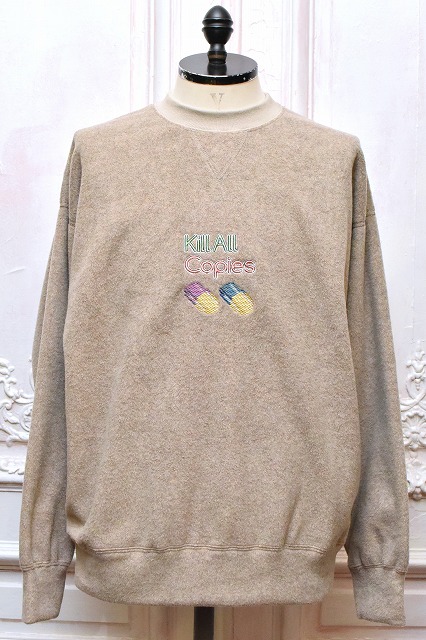 O- オー ( 0-CHO-RUI.LAB レイチョウルイラボ  ) \" FREE SWEATSHIRT - Capsule game \"" フリーストップス col.Greige"