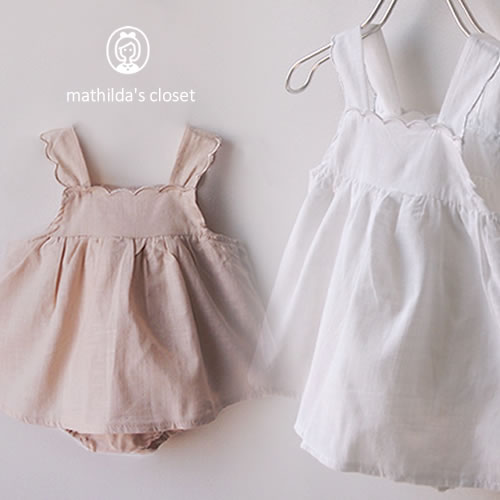 newborn white dress