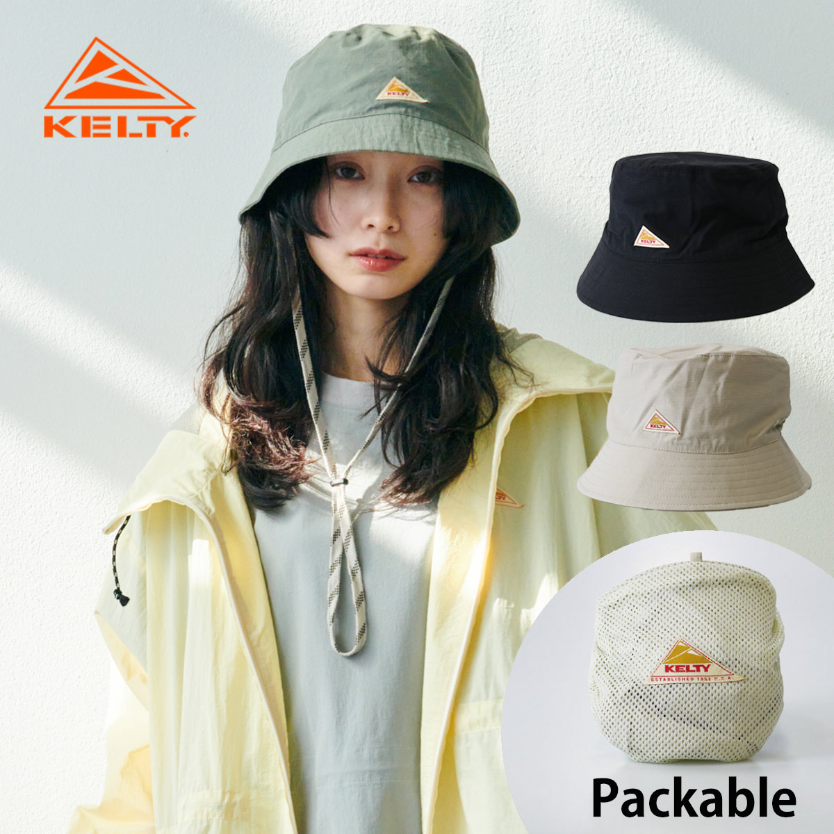 ke-ke24115016KELTY ケルティ Bucket Hat バケット ハット KE24115016 レディース メンズ ユニセックス 正規品 [ネコポス対象] バケットハット バケハ 春 夏