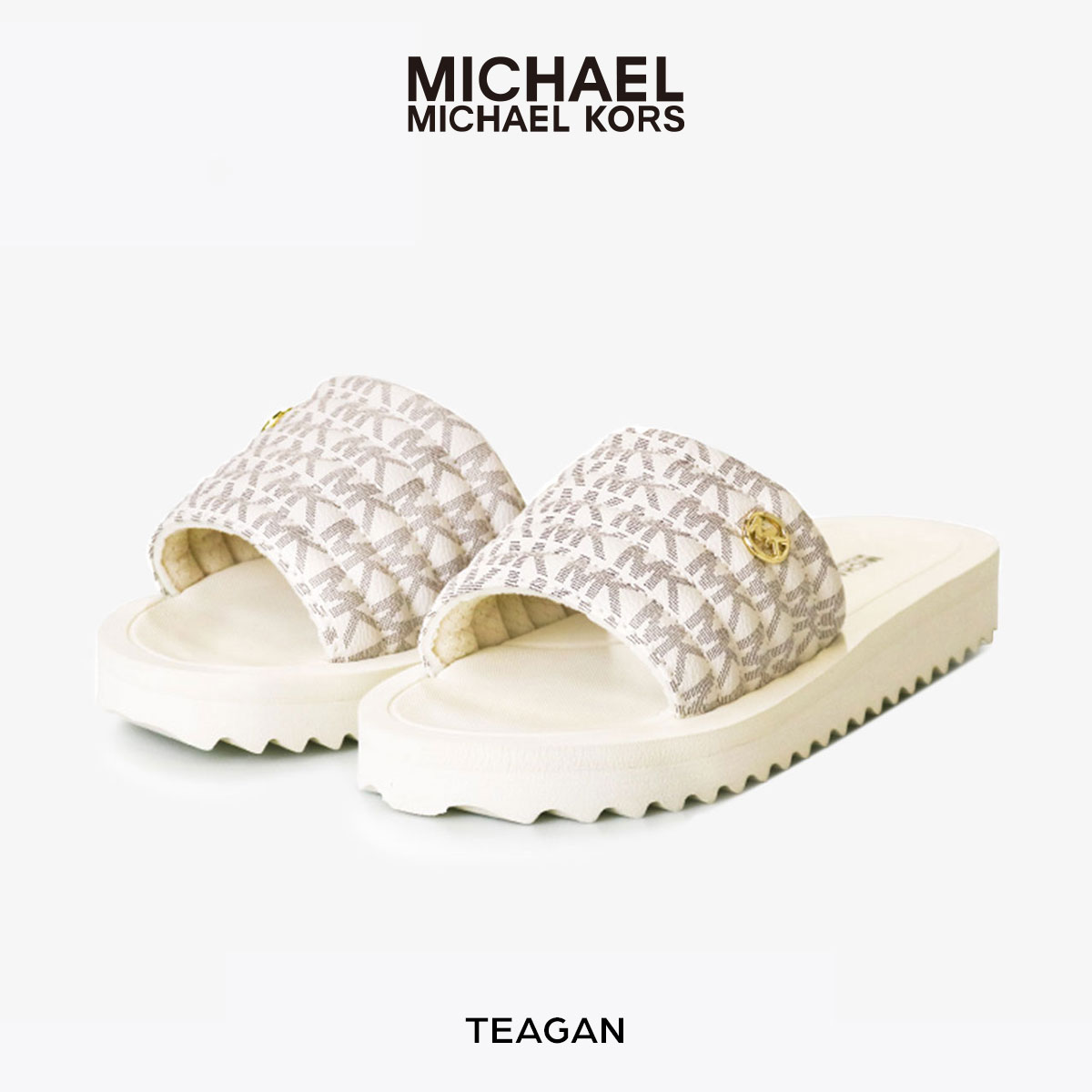 mk-mk100964-c MICHAEL MICHAEL KORS マイケル マイケル コース TEAGAN ティーガン MK100964-C 日本正規販売代理店 マイケルコース サンダル 厚底 シ