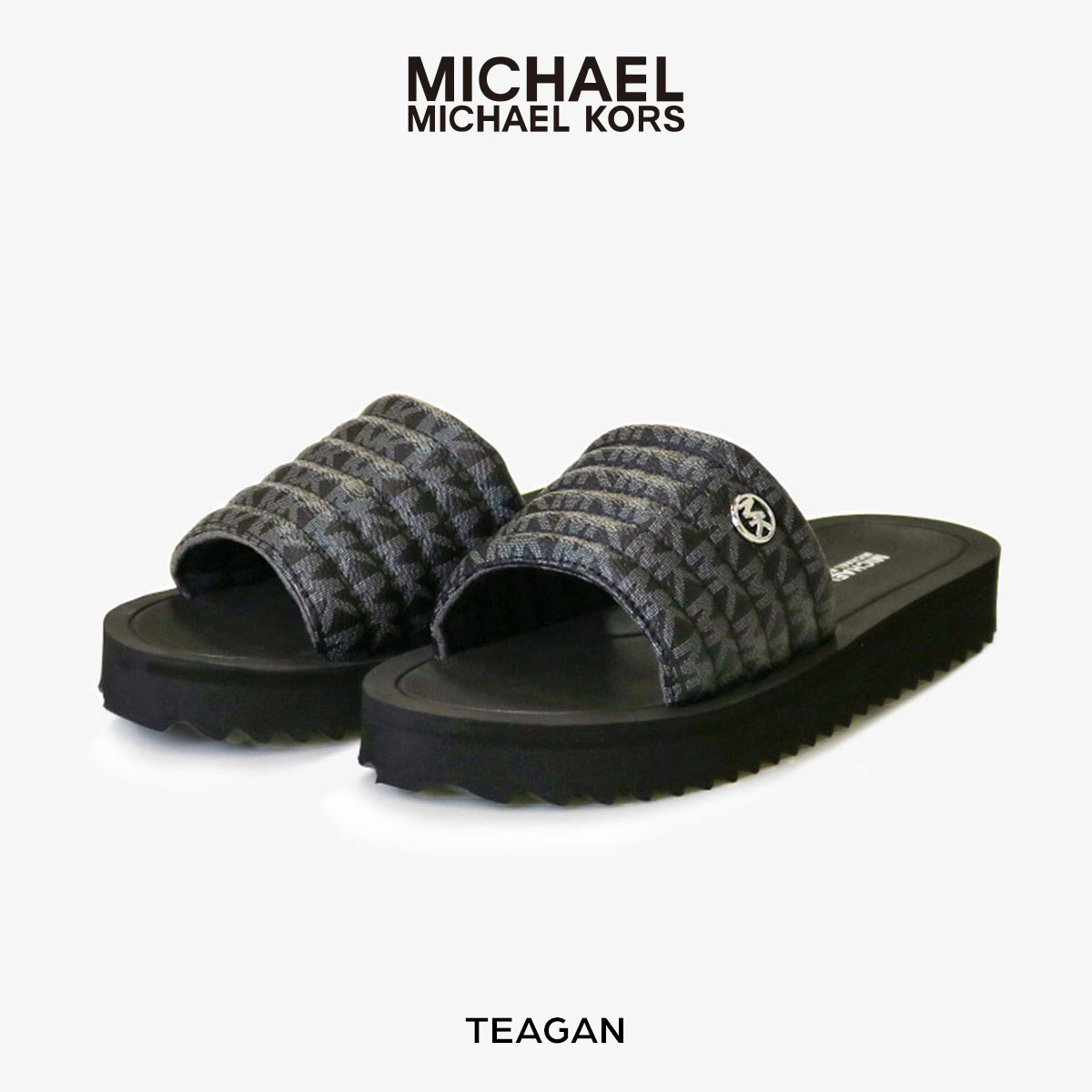 mk-mk100965-c MICHAEL MICHAEL KORS マイケル マイケル コース TEAGAN ティーガン MK100965-C 日本正規販売代理店 マイケルコース サンダル 厚底 シ