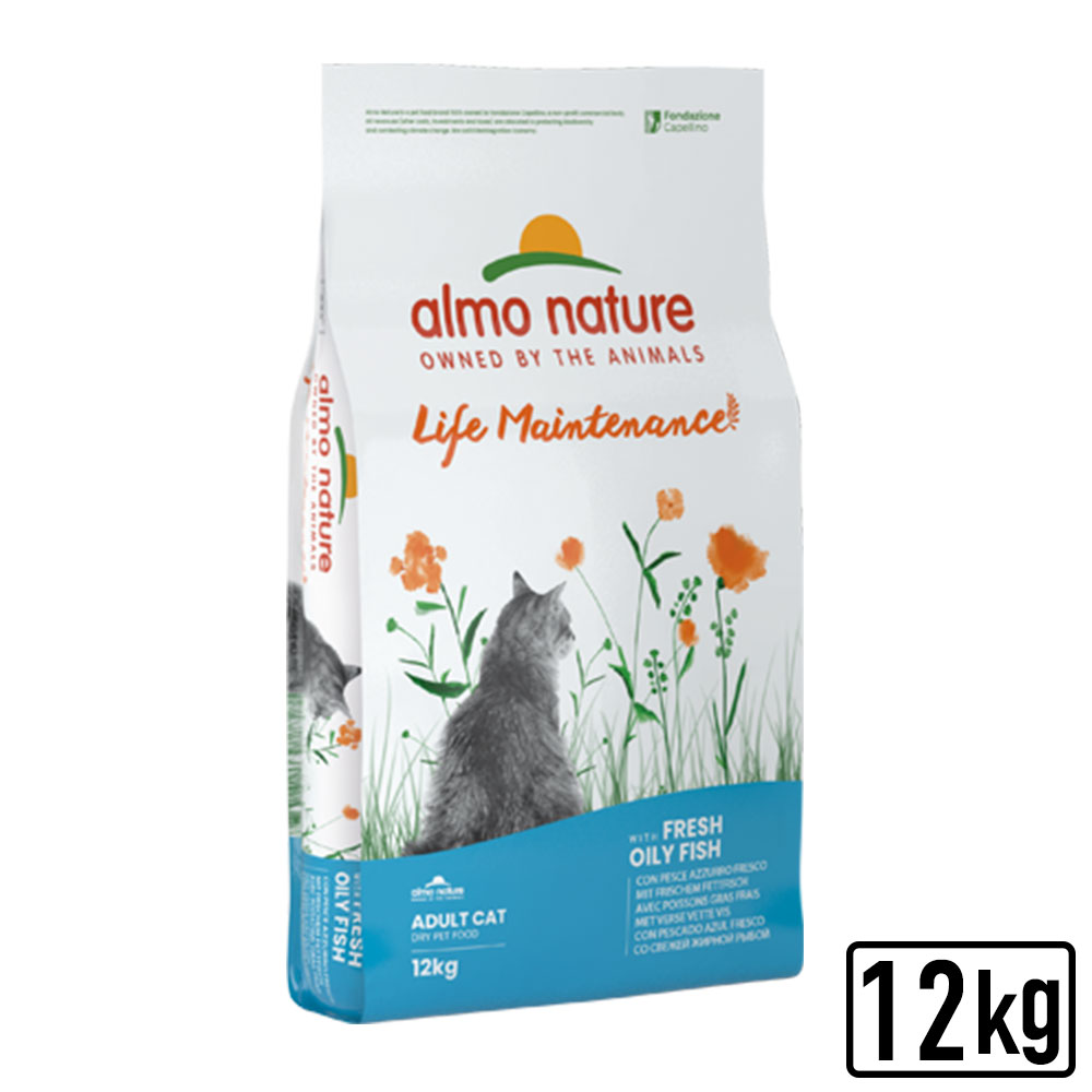 ≪猫≫almo nature アルモネイチャー ホリスティックドライフード 成猫用 フレッシュフィッシュ 12kg キャットフード ドライフード 正規品【POINTUP20】｜Mathy Mathy 17,762円