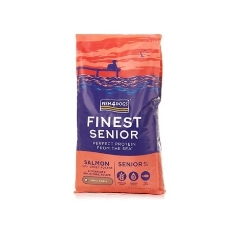 【犬】FISH4DOGS フィッシュ4ドッグ FINEST ファイネスト SENIOR サーモンシニア 高齢犬 シニア 12kg 犬用フード ドライフード 総合栄養食 小粒【PU0410】