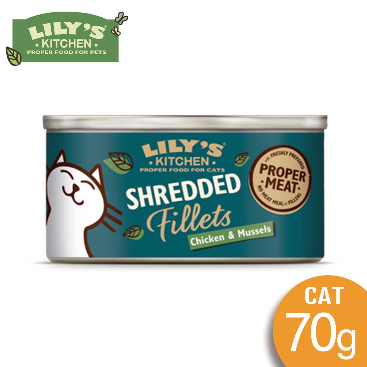 【楽天市場】LILY'S KITCHEN リリーズキッチン チキンとムール貝のシュレッドフィレ・キャット70g 猫缶 キャットフード総合栄養食