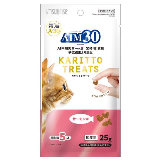 楽天市場】AIM30 カリッとトリーツ マグロ味 5g×5袋 猫用おやつ