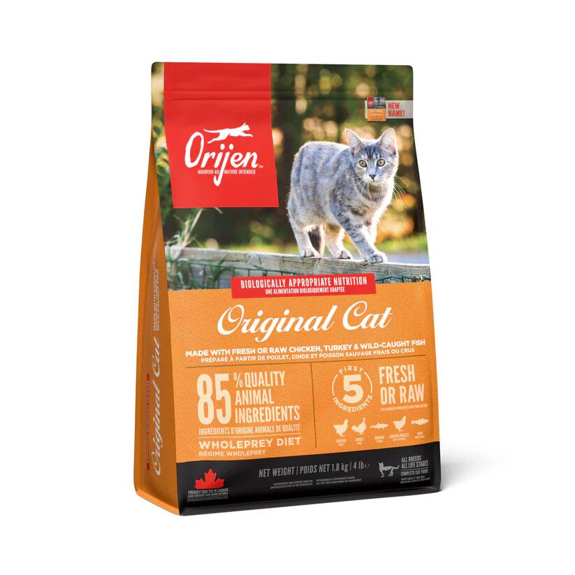 【猫】Orijen オリジン OriginalCat オリジナルキャット 1.8kg 猫用フード ドライフード オールステージ 全年齢対応 総合栄養食【PU0404】