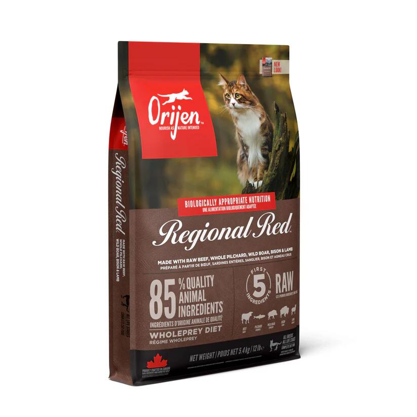 【猫】Orijen オリジン RegionalRed レジオナルレッドキャット 5.4kg 猫用フード ドライフード オールステージ 全年齢対応 総合栄養食【PU0404】