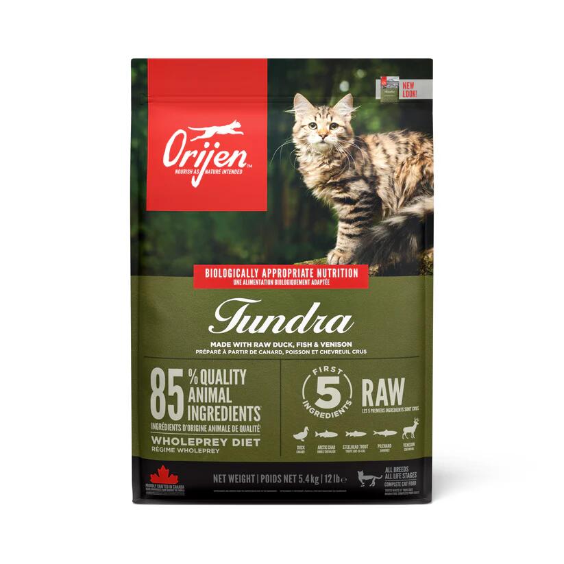 【猫】Orijen オリジン Tundra ツンドラキャット 5.4kg 猫用フード ドライフード オールステージ 全年齢対応 総合栄養食【POINTUP20】｜Mathy Mathy