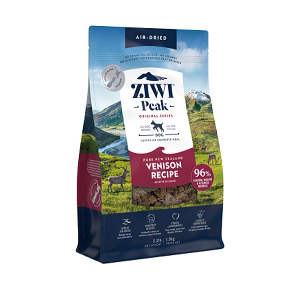選べるおまけ ZiwiPeak AIR-DRIED VENISON FOR DOGS エアドライ・ドッグフード ベニソン 1kg 正規品