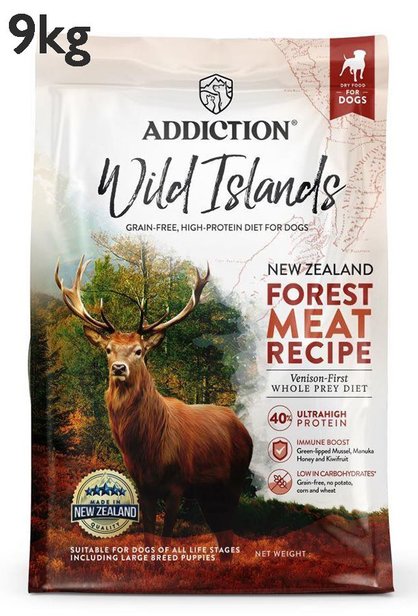 ADDICTION Wild Islands FOREST MEAT RECIPE アディクション ワイルドアイランズ フォレストミート ドッグフード9kg ドライフード｜Mathy Mathy