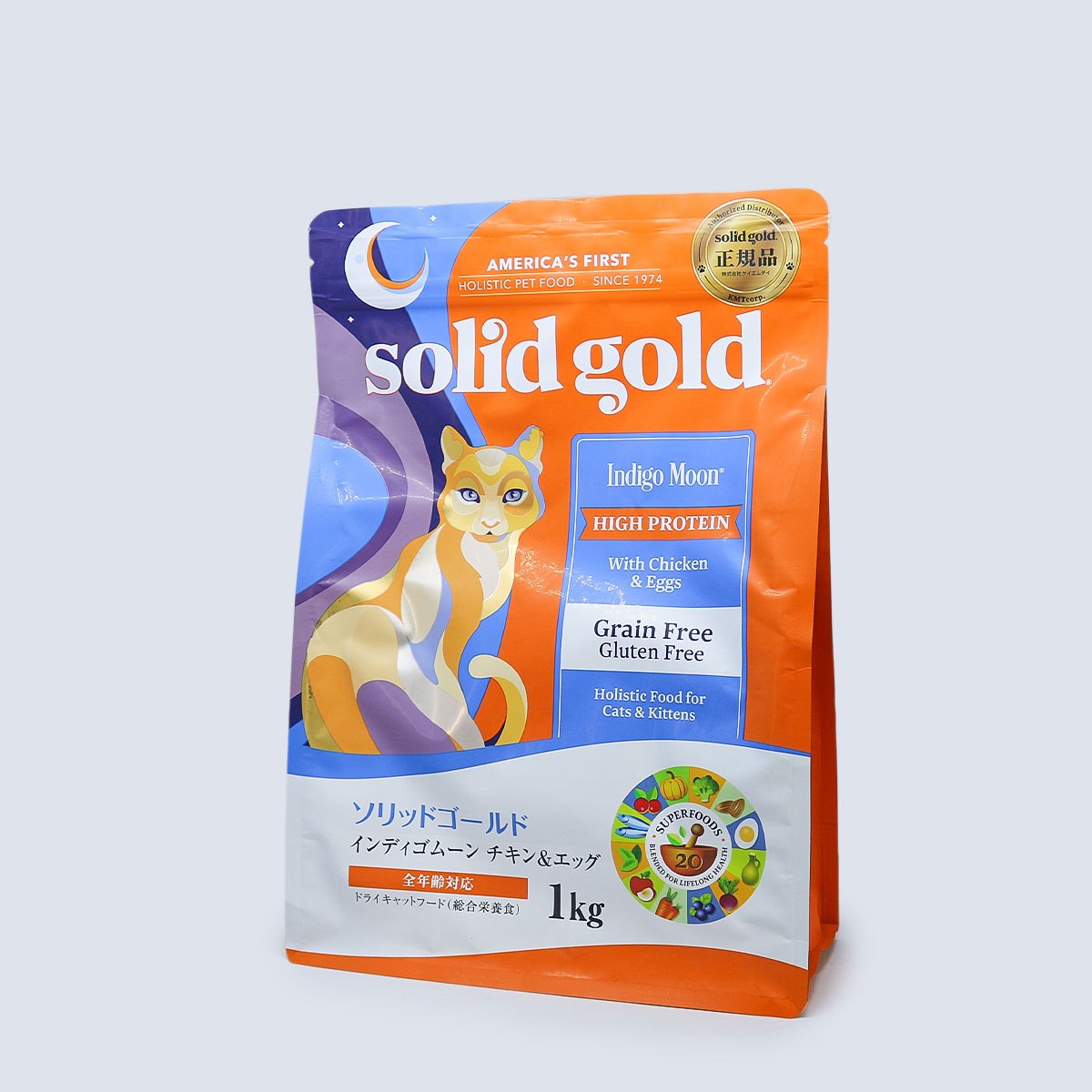 【楽天市場】solid gold ソリッドゴールド インディゴムーン 1kg キャットフード ドライフード チキン&エッグ グレインフリー