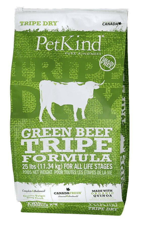 選べるおまけ PetKind　ペットカインド　ホワイトライン グリーンビーフトライプ 11.34kg ドッグフード　ドライフード【PU0410】