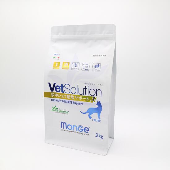 Monge VetSolution 猫用 尿路結石サポート 2kg & 2kg 楽天市場】【新規格】VetSolution 猫用 尿中シュウ酸塩サポート