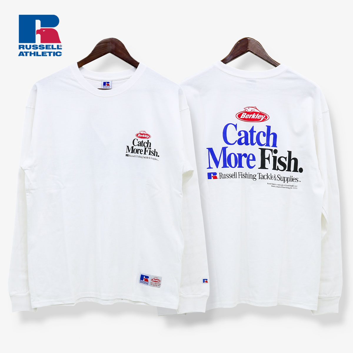 ra-rbk-2420RUSSELL ATHLETIC ラッセル アスレティック Catch More Fish Heavy Cotton Jersey S/S Tee ジャージー RBK-2420 