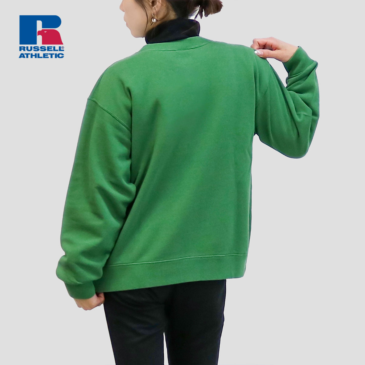 ra-rcw-24014-a RUSSELL ATHLETIC ラッセルアスレティック BOOKSTORE Sweat Wmns Crew Neck Shirt ブックストア スウェット Wmns ク