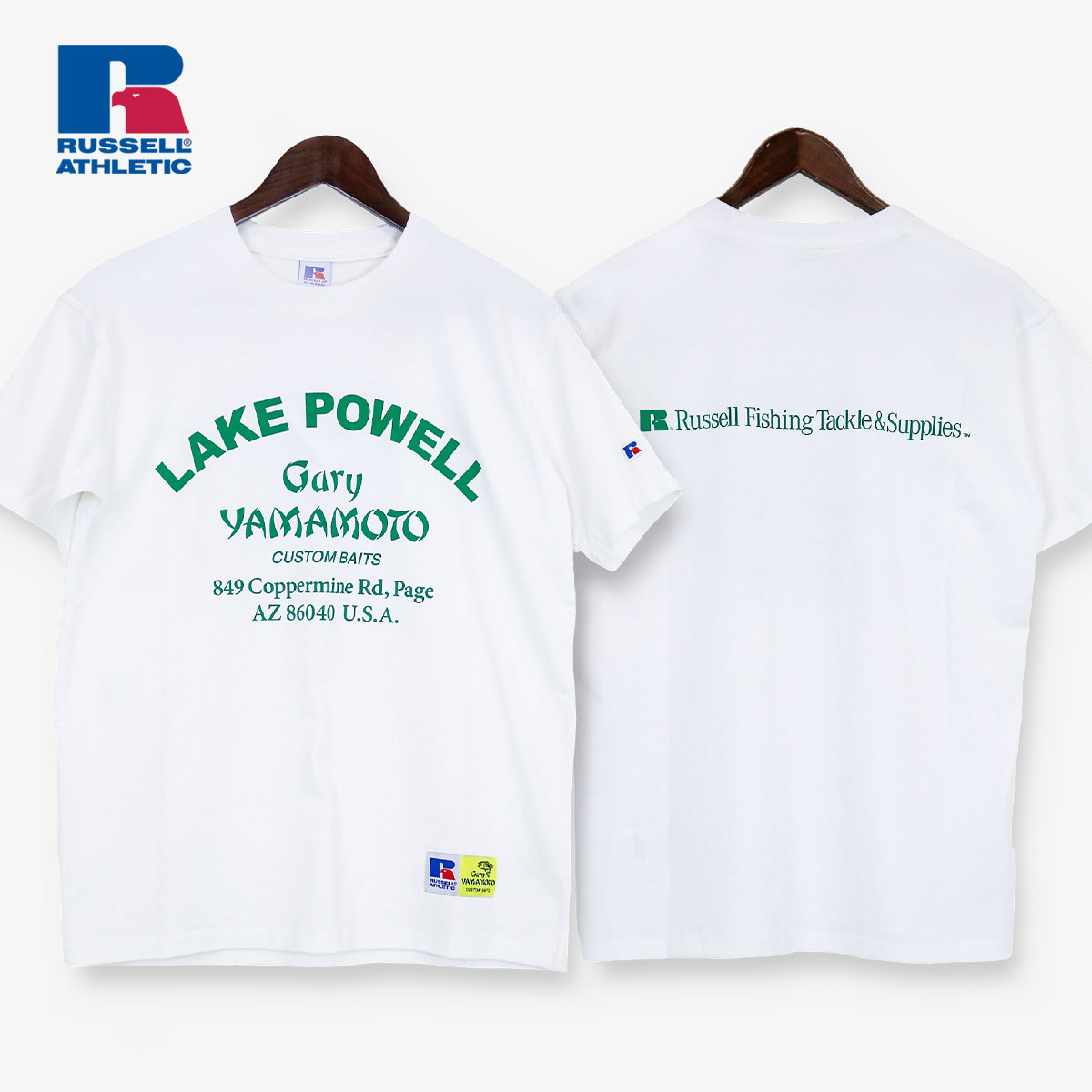 ra-rgy-2406RUSSELL ATHLETIC ラッセルアスレティック Gary LAKE POWELL Heavy Cotton Tシャツ RGY-2406 正規品 [ネコポス対象] ゲーリ