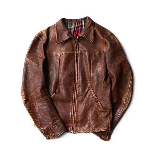 楽天市場】1930年代 ヴィンテージ SPORT TOGS レザー ジャケット【中古