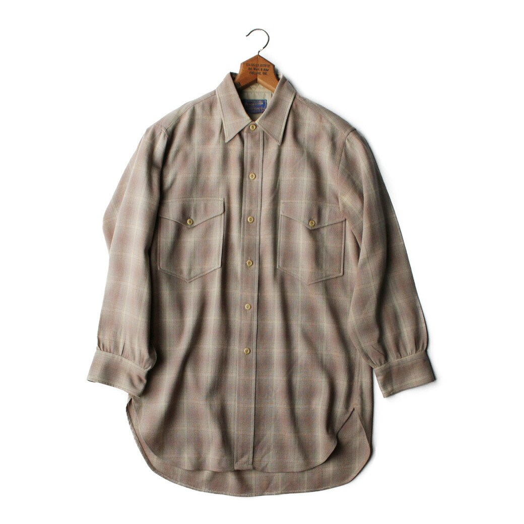 60s ビンテージ USA製 ペンドルトン 3ボタン シャツジャケット 楽天市場】60s ビンテージ USA製 □ ペンドルトン 3ボタン