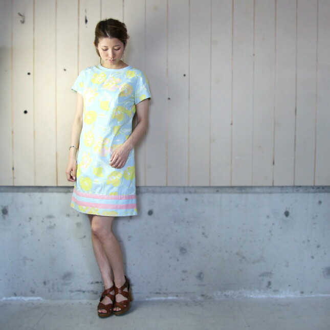 ヴィンテージ フランス 小花柄コットンドレス c033a98be31e5d0366836e81d8c628