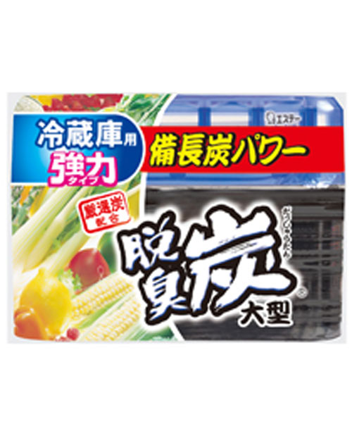 (貨物輸送無料)(まとめ買い・入れもの売りわたす)脱臭炭 電気冷蔵庫用大型（24個仕かける）/ エステー